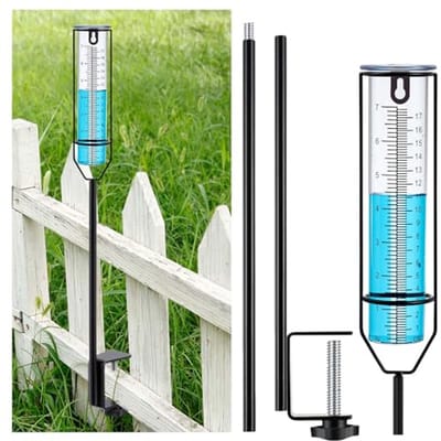 Bevriezingsbestendige regenmeter met verstelbare hoogte voor tuin en gazon