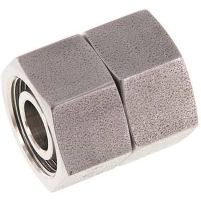 18L RVS Rechte met Draaidoorvoer 315bar FKM O-ring en Afdichtconus ISO 8434-1