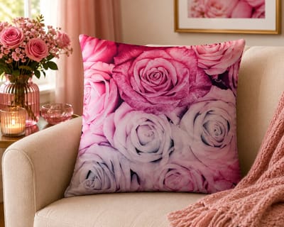 Rose Garden Collection kussenhoes - rozen - 45x45 cm