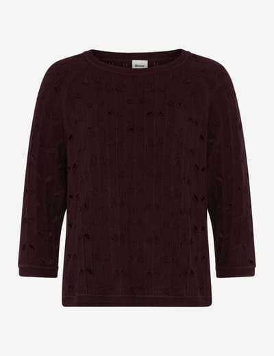 Brax Dames Trui  Style NALA blackberry violet, donkerpaars, maat 34