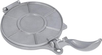 Tortilla Maker - Deegpers Quesadilla - Thuis Maaltijden Maken - Aluminium Voedselveilig - 24 x 21 x 9 cm - Zilver