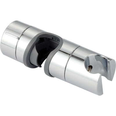 Support de douche à main réglable pour barre coulissante, diamètre de 18 à 25MM, remplacement en Chrome poli argenté