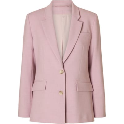 Selected Femme slwrita ls classic blazer mel noos 16094203 bleached mauve
