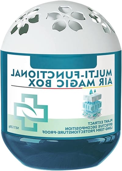 Luchtreiniger Box - Luchtverfrisser Kamer - Frisse Lucht - Plantenextract Formule - 120g - Wit