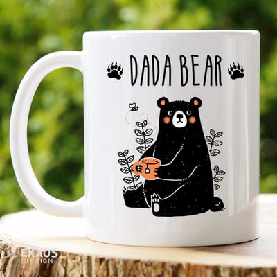 Dada beer mok - Vaderdag cadeau - Vaderdag - Cadeau voor man - Mokken en bekers - Cadeau voor vader - Valentijndag - Theeglazen - Koffiemok