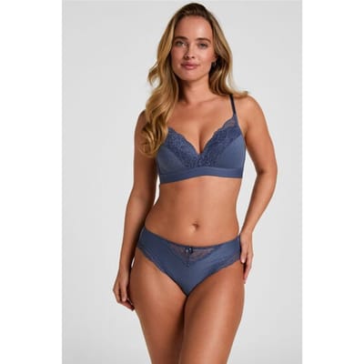 Hunkemöller Dames Lingerie Slip Sophie - Blauw - maat 2XL