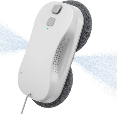 JOLLY TRINKLE WA5 Raamrobot – Automatische Ramenreiniger met Ultrasone Spray – Robot Glasreiniger voor Droog & Nat Schoonmaken – CE/RoHS – Stil & Veilig