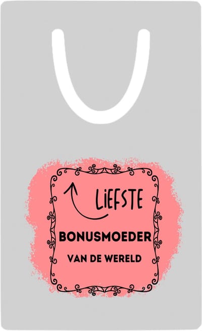 Hacebo® - liefste bonusmoeder van de wereld metalen boekenlegger - Moeder - de liefste bonusmoeder - Moeder cadeautjes - moederdag - verjaardag - geschenk - kado Bladwijzer boekenleggers - 7.6 cm x 5cm