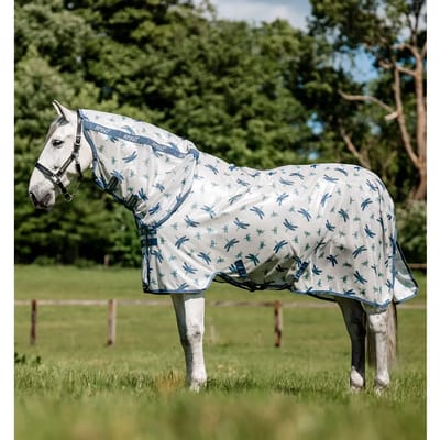 Amigo Geïntegreerd Vliegendeken - Libelleprint - 160-213 cm