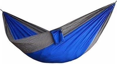 Hangmat voor één - Slaapschommel buiten - Ontspannen in de natuur - Duurzaam parachutedoek - Tot 225 kg - Meerdere kleuren