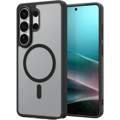 Spigen Hoesje Geschikt voor Samsung Galaxy S26 Ultra - Ultra Hybrid MagFit Case - Compatibel met MagSafe / Qi2 - Back Cover Matte Zwart