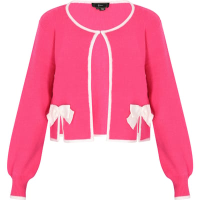 Faina Vest Dames roze wit