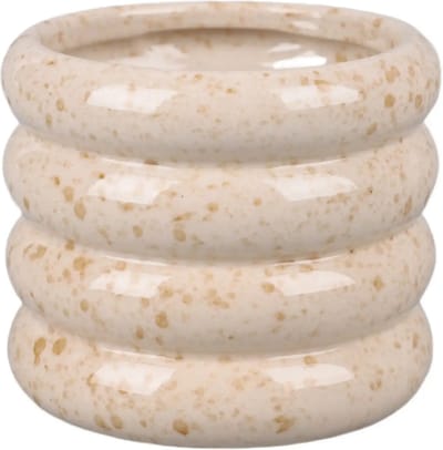 House of Nature Pot Crossfield beige 13cm