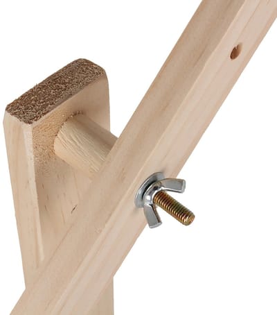 Dailygoods- Canvas Frame 100 cm - Zelfdragend - Antislip Vergrendelende Gewrichten - 360° Draaibare Bovenkant - Verstelbare Hoogte - Stabiliteit met 5 Voetposities - Borduurframe