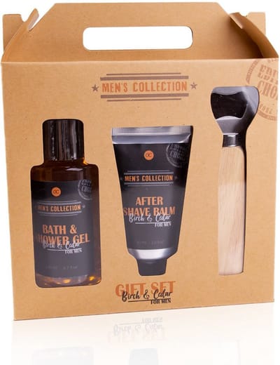 Giftset man - Grappig cadeau verzorging - Men's Collection - Berk & Cider - Cadeaupakket mannen, vriend, papa, broer, vader - Grappig