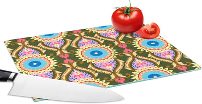 Glazen Snijplank - 28x20 - Design - Orient - Retro - Snijplanken Glas