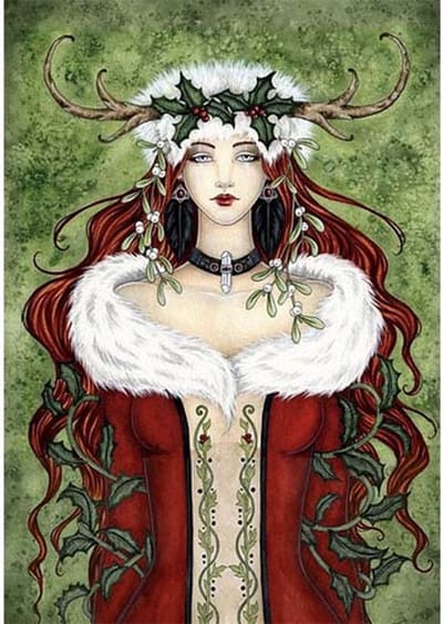 Amy Brown Kerstkaart Winter Solstice