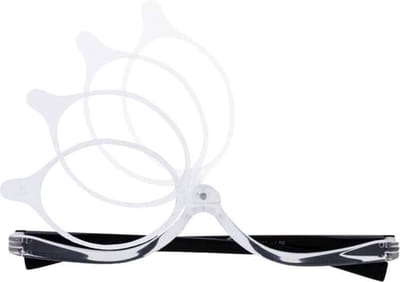 Noci Eyewear KCB604 The Queen Make-Up bril Sterkte +1.50 - Transparant met zwarte poot