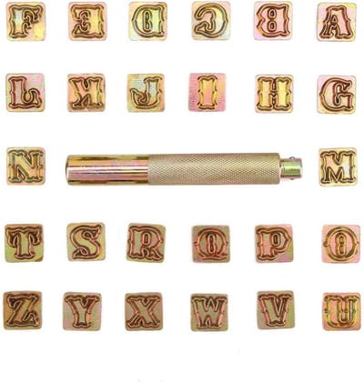Metaal Stempel Set - Letter Stempels - Metaal Graveren - Vintage Design - 13mm - Metaal