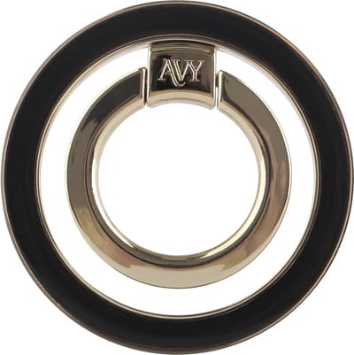 AVY Ringhouder Standaard | Vinger Houder | Compatibel met MagSafe | 360° Draaibaar | Smartphone Grip | Tijdloos Design | Stijl & Grip | Zwart