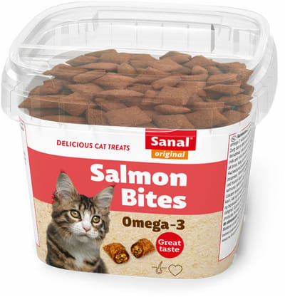 Sanal Salmon Bites - Zalm - Kattensnack - 75 g