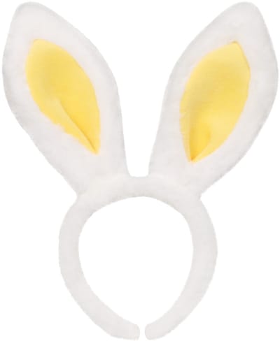 Dailygoods- Konijnenoren Kostuumaccessoire - Pluche Hoofdband - Draadversterkte Oren - Perfect voor Pasen - Cosplay/Verkleedfeest - Schattige Look
