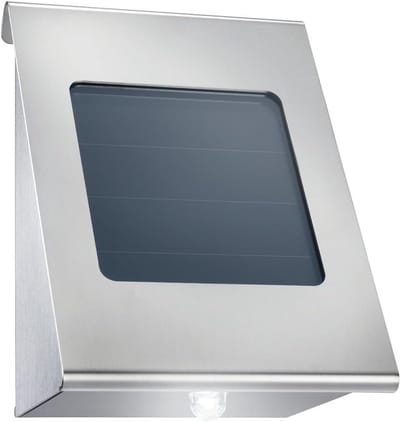 Zonne Wandspot Duo - Buitenlamp LED - Oprit Verlichten - Kleur Instelbaar - 85x110x65 mm - Roestvrij Staal