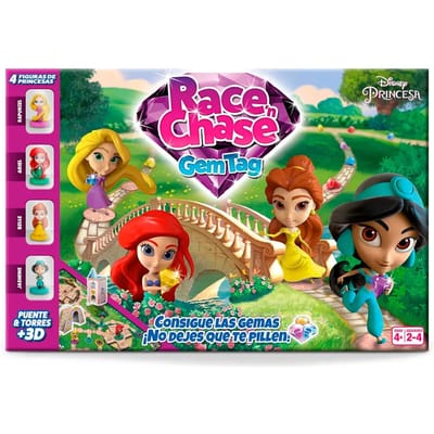 Bordspellen Fournier Spanish Disney Princess Race