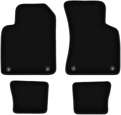 BASIC zwarte veloursmatten voor: Audi TT I 8N cabrio, roadster, coupé (1998-2006)