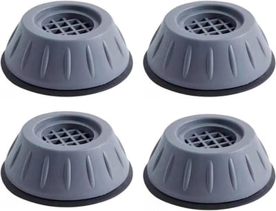 1/2/4 Stuks Anti Trillingen Voeten Pads Rubberen Benen Slipstop Stille Skid Raiser Mat Wasmachine Ondersteuning dempers Stand Meubels (Color : 4pcs)