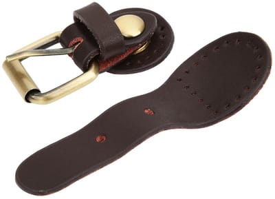 Dailygoody - Zakken Gespslot Faux Lederen Tabsluiting - Modieus Design - Bruin - Handig voor Portemonnee en Tas - Hoogwaardige Kwaliteit - Ideaal voor