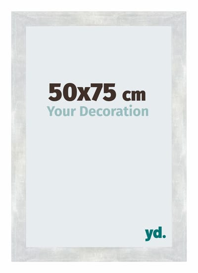 Your Decoration - Puzzellijst 50x75 cm - Zilver Glanzend Vintage - Puzzellijst 500-1000 stukjes - MDF Fotolijst - Mura