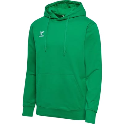 Hummel Herren Hoodie met Kangoeroezak en Logo-borduursel.