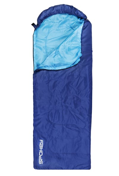 Spokey Monsoon - Slaapzak - Mummy Slaapzak - Ideaal voor +14 tot +20°C - Blauw 220 x 75 x 75 cm