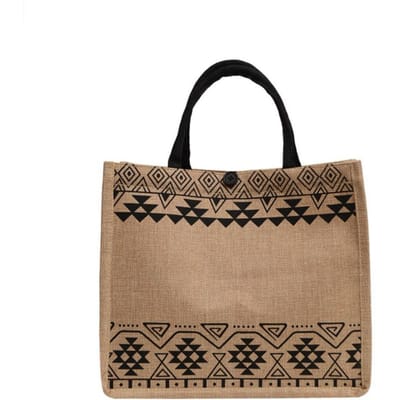 Vintage Koreaanse Tote Bag Casual Dames Schouder Eco Canvas Tassen Nationale Stijl Vrouwen Recycle Handtas Boodschappentas Opbergtas black