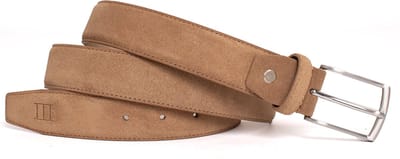 TRESANTI | ESRA I Klassieke suede riem | cognac | Size 85