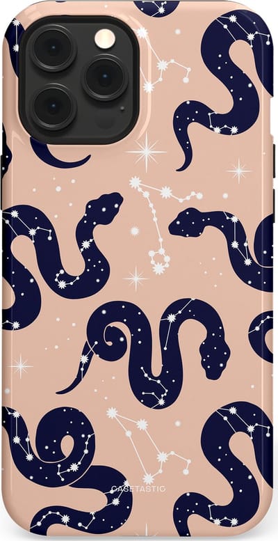 Casetastic Hoesje Geschikt voor Apple iPhone 12 Pro Max Magsafe - Stijlvolle Beschermende Duo-layer Case - Astro slang