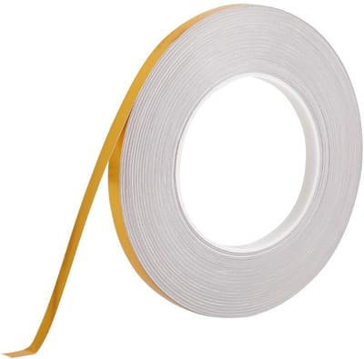 50 m x 5 mm vergulde PVC-tape, metalen decoratietape met geborsteld effect die direct kan worden aangebracht, met een glanzend spiegeleffect, zelfklevende sierlijst