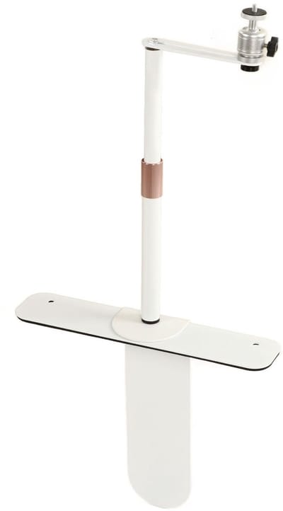 Dailygoody - Projectorstatiefhouder - Hoek verstelbaar - Wit - 1/4 inch schroefdraad - Geschikt voor nachtkastje - 24-40 cm