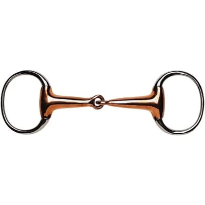 Olijfbit voor paarden met grote koperen vaten Feeling