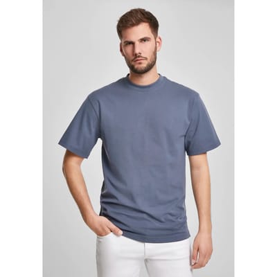 Urban Classics - Tall Heren T-shirt - S - Blauw