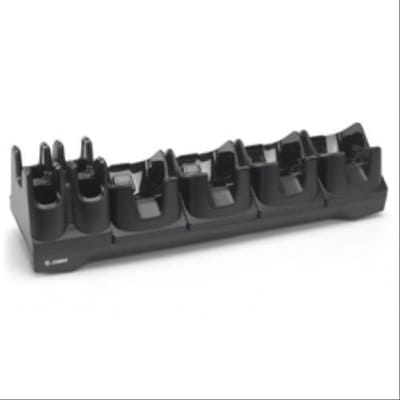 Zebra 4Slot Charge Only Cradle with 4Slot Spare Battery Charger - Handheld-Ladeschale + Akkuladegerät - 4 Ausgangsstecker - für Zebra TC8000, Zebra TC8000 Premium, TC8000 Standard (CRD-TC8X-5SC4BC-01)