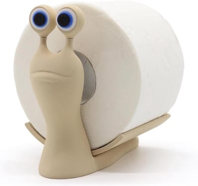 Grappige 3D-print toiletpapierhouder als originele badkamerdecoratie en reservehouder voor toiletpapier, praktisch en uniek