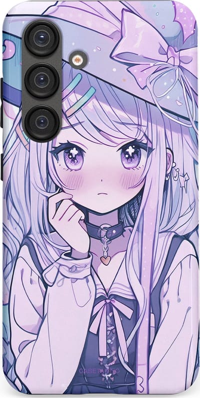 Casetastic Hoesje Geschikt voor Samsung S25 - Stijlvolle Beschermende Duo-layer Case - Yume Meisje