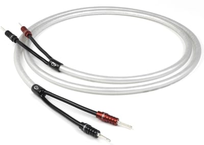 The Chord Company | ClearwayX luidsprekerkabel | High Purity OFC 2,08mm2 AWG14 | Banaanpluggen | Stereoset 2 stuks 2,5 meter
