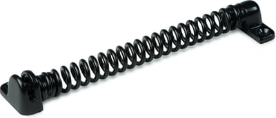 Tuinhekveer - staal - zwart - gelakt - 20 cm - heksluitingen / deursluiters