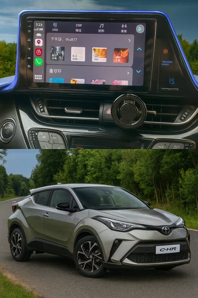 ADIVOX T1 9 inch geschikt voor Toyota C-HR 2016-2022 CarPlay/Auto/Wifi/GPS/RDS/DSP/NAV/DAB+