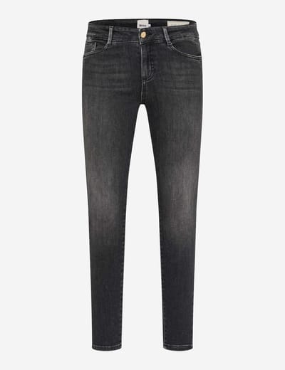 Brax Dames Jeans  Style ANA USED DARK GREY, denim donkergrijs, maat 34