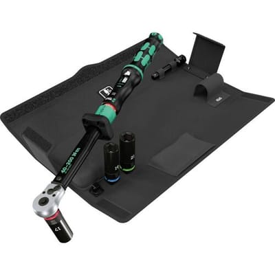 Wera Click-Torque Lock C 3 Set 1 05075790001 Momentsleutelset Uitschakelend 1/2 (12,5 mm), Buiten-vierkant 40 - 200 Nm
