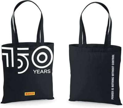 Formule 1 Pirelli 150 Jaar Shopper Tas - Wit